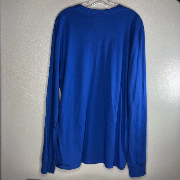 Nike tee shirt long sleeve men size large blue - Picture 4 of 6